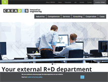 Tablet Screenshot of creadis.com